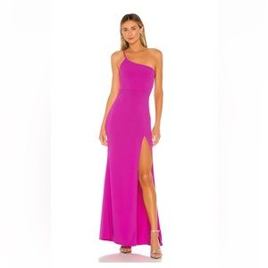Lovers + Friends Eve Gown in Rose violet